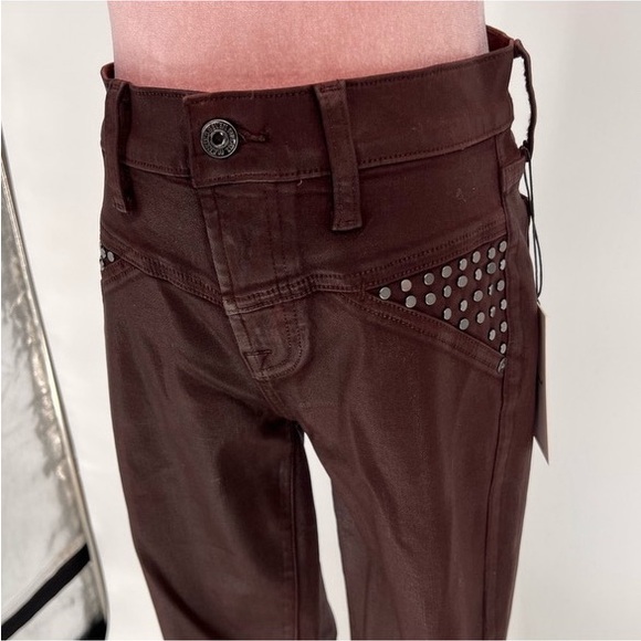 NWT 7 For All Mankind Studded Skinny Jeans - Picture 7 of 15